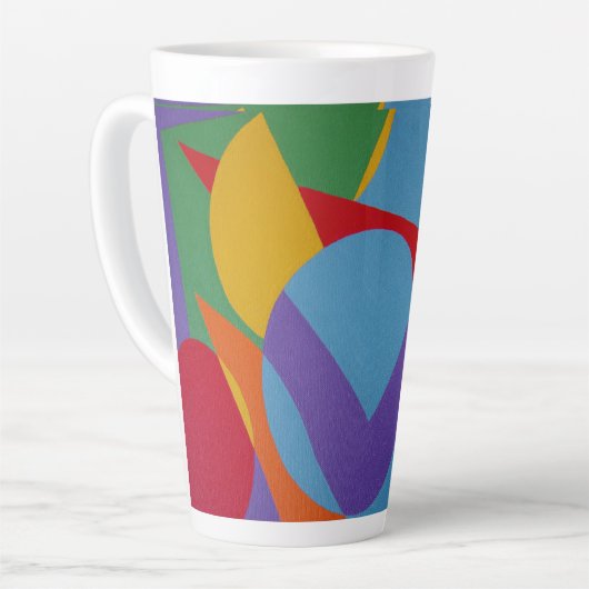 Beautiful and Vibrant Colors! Latte Mug (Angle gauche)