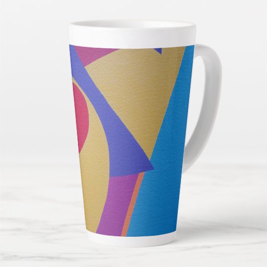 Beautiful and Vibrant Colors! Latte Mug (Angle droit)