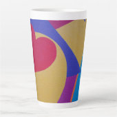 Beautiful and Vibrant Colors! Latte Mug (Devant)