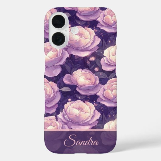Beautiful Anniversary Gift Rose Flower Name Case-Mate iPhone Case (Achterkant)