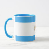 Beautiful Argentina Flag Mug (Gauche)