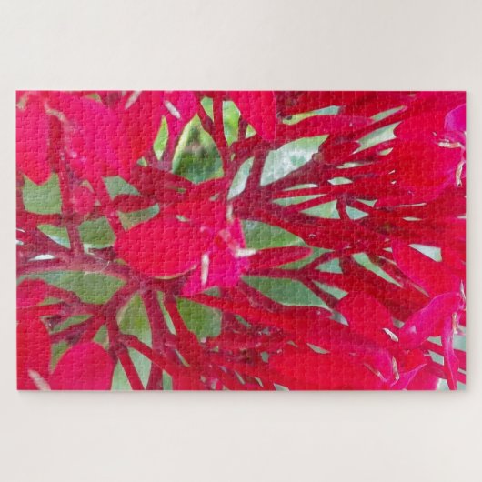 Beautiful Awesome Fleurs rouges Puzzle (Horizontal)