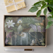 Beautiful Barn Owl in the Moonlight Illustration Tissuepapier (Geschenk)