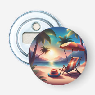 Beautiful beach button flesopener