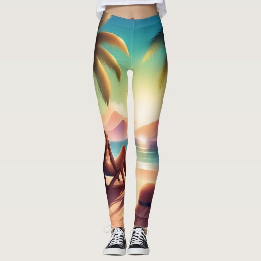 Beautiful beach leggings (Voorkant)