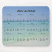 Beautiful Beach Photography 2026 Calendar Muismat (Voorkant)