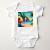 Beautiful beach romper (Voorkant)