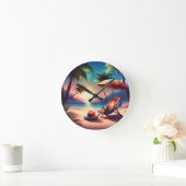 Beautiful beach ronde klok (Huis)