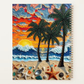 Beautiful Beach Scene with Palm Trees Personalized (Dos)