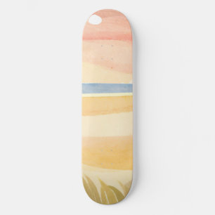 Beautiful beach skateboard
