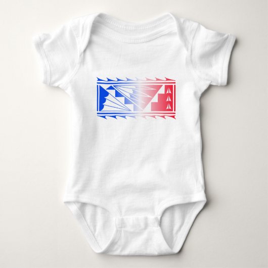 Beautiful Blessings - Red/Blue - Romper (Voorkant)