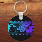 Beautiful Blessings - Teal/Purple - Sleutelhanger (Voorkant)