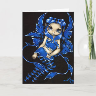 "Beautiful Blue Fairy" Wenskaart Kaart