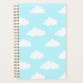 Beautiful Blue Sky Print Notebook Planner (Voorkant)