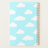 Beautiful Blue Sky Print Notebook Planner (Achterkant)