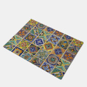 Beautiful Boho Talavera Tiles Deurmat (Schuin)