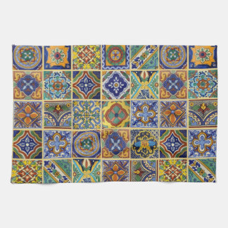 Beautiful Boho Talavera Tiles Theedoek