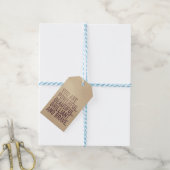 Beautiful, Brilliant & Brave — Gift Tag Cadeaulabel (Met Touw)