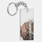 Beautiful Bruges. Acryl Sleutelhanger (Voorkant Links)