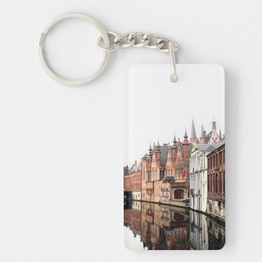 Beautiful Bruges. Acryl Sleutelhanger (Voorkant)