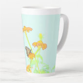 Beautiful Butterfly Latte Mug (Angle droit)