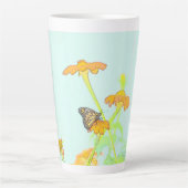 Beautiful Butterfly Latte Mug Mok (Voorkant)