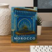Beautiful Chefchaouen Morocco Blue City Briefkaart