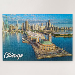 Beautiful Chicago, Illinois, Verenigde Staten Legpuzzel