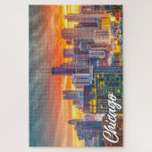 Beautiful Chicago, Illinois, Verenigde Staten Legpuzzel (Verticaal)