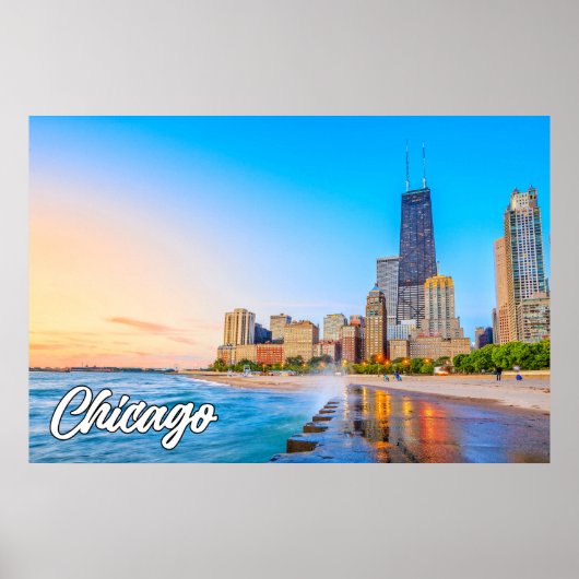 Beautiful Chicago, Illinois, Verenigde Staten Poster (Voorkant)