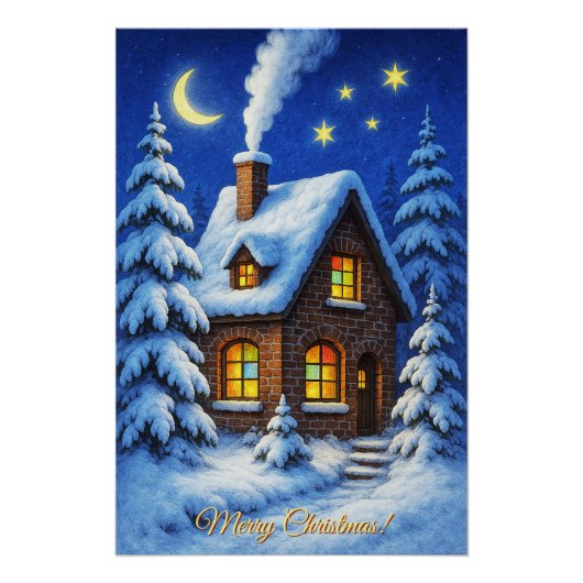 Beautiful Christmas Greeting Perfect Poster (Voorkant)