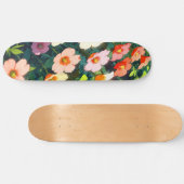 Beautiful colorful anime flowers skateboard (Horizontaal)