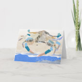 Beautiful Crab card that you can personalize Bedankkaart (Voorkant)