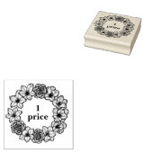 Beautiful custom floral rubberstempel (Gestempeld)