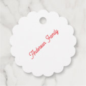 Beautiful Cute Easter Bunny Collection Bedankjes Labels (Achterkant)