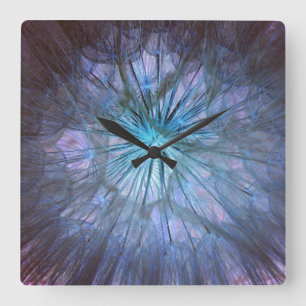 Beautiful Dandelion Puff Vierkante Klok