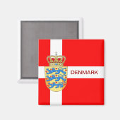 Beautiful Denmark Magnet ! (Recto/Verso)