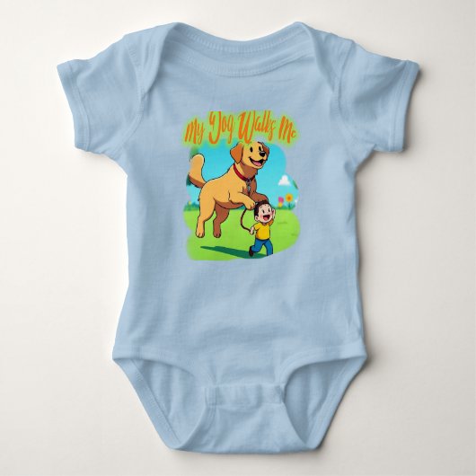 beautiful design humor baby bodysuit (Voorkant)