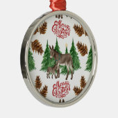 Beautiful Donkeys Christmas Ornament Keepsake (Rechts)