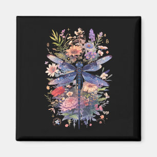 Beautiful Dragonfly Watercolor Art Insect Lover Ea Magneet