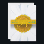 Beautiful Elegant Daisy Wedding Invitation<br><div class="desc">Beautiful Daisy  Wedding Invitation on light yellow - on Linen Paper</div>