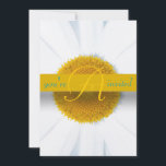 Beautiful Elegant Daisy Wedding Invitation<br><div class="desc">Beautiful Daisy  Wedding Invitation on light yellow - on Linen Paper</div>