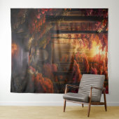 Beautiful Evening Wedding Backdrop Wandkleed (In Situ (horizontaal))