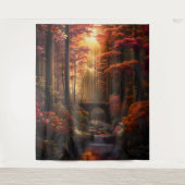 Beautiful Evening Wedding Backdrop Wandkleed (Voorkant)