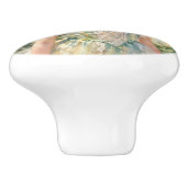 Beautiful Fairy with Flowers | Fairytale Keramische Knop (Zijkant)