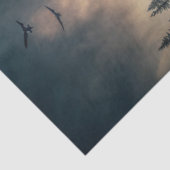 Beautiful Fantasy Gothic Raven  Tissuepapier (Detail)