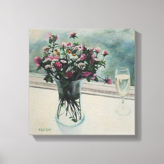 Beautiful floral fine art canvas by Pola.B.Alex Afdruk