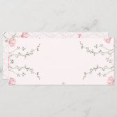 Beautiful Floral  Menu (Voorkant / Achterkant)