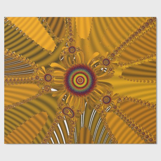 Beautiful Floral Pattern Cadeaupapier (Vlak)