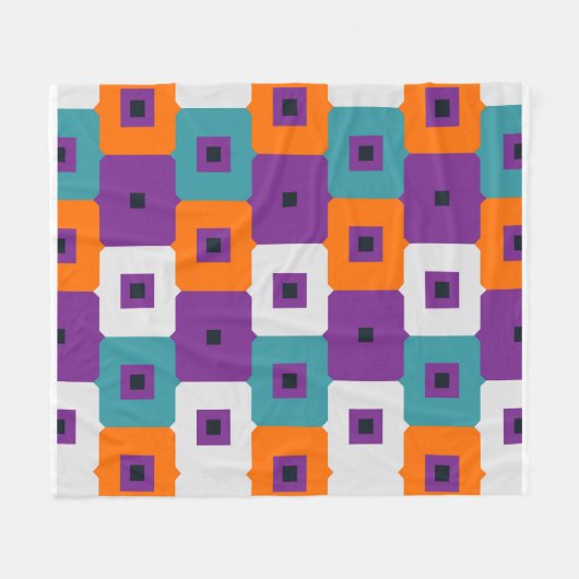 Beautiful Floral Pattern  Fleece Deken (Voorkant (Horizontaal))